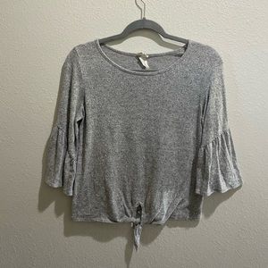 Caution to the Wind Gray Shirt